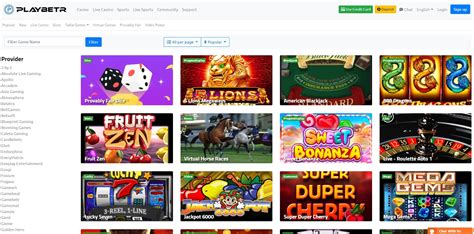 Playbetr casino online